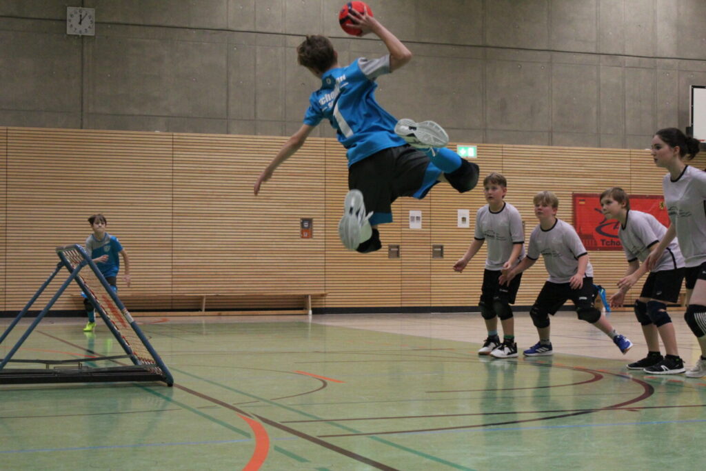 Blue Teens SG Urbich Thüringen Liga Tchoukball gegen ASC Weimar